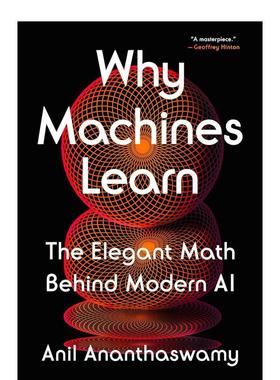 【现货】为何机器能学习现代人工智能背后的精妙数学Why Machines Learn英文社会科学Anil Ananthaswamy精装Dutton进口原版书9780