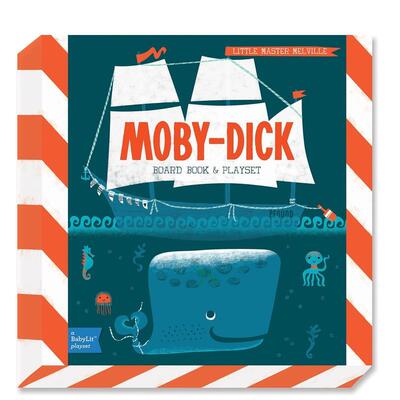 【现货】【玩乐套装】大白鲸【BabyLit Playset】Moby Dick英文儿童趣味精装Gibbs Smith6-9岁进口原版书9781423638711