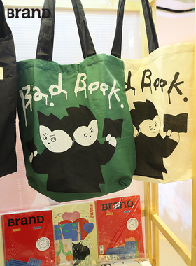 【现货】【KJ】XMT丨BadBook Market帆布袋（白色）周边 BranD杂志社