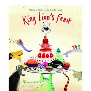 盛宴King Lion’s Verhelst进口原版 现货 书Lemniscaat9781788070270 Marlies 狮子王 9岁精装 Feast英文儿童绘本插画师6