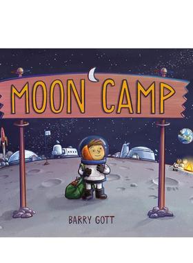 【现货】月球露营Moon Camp英文儿童故事Barry Gott精装3-6岁Random House 进口原版书9780593202678
