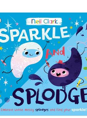 【预售】闪闪与暗暗 互相学习的故事英文儿童绘本自我认知情绪管理进口原版外版书平装3-6周岁【Crash Bang Wallop】Sparkle and