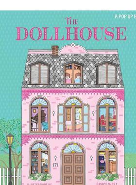 【现货】玩偶之家翻翻立体书英文儿童立体进口原版书精装6岁-9岁The Dollhouse Simon & Schuster Grace West