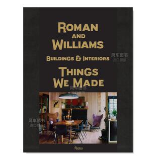 and Williams工作室：建筑和室内装 Williams 预售 Buildings 14岁以上Roman Roman 书精装 饰英文室内设计师工作室进口原版