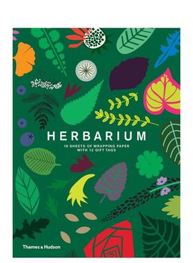 【现货】【T&H】植物标本 包装纸Herbarium Gift Wrap英文文创包装纸Caz Hildebrand平装进口原版书9780500420652