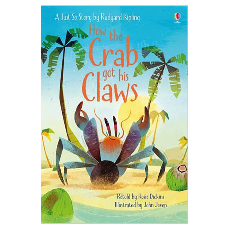 【预 售】螃蟹是怎么得到它的爪子的英文儿童分阶阅读how the crab