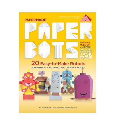 【现货】纸机器人Paper Bots英文手工制作Papermade平装Powerhouse Books进口原版书9781576877166
