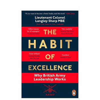 【预售】卓越的习惯The Habit of Excellence英文商业行销Sharp平装Penguin Books进口原版书9780241992180
