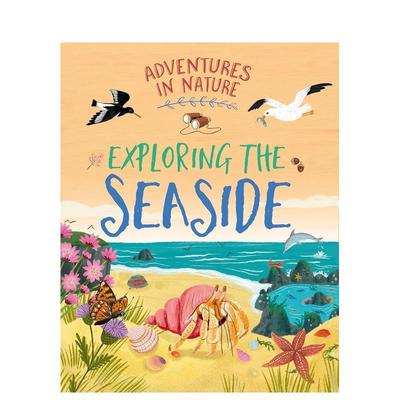【预售】【自然探险记四部曲】海岸线奇遇【Adventures in Nature】Exploring the Seaside英文儿童绘本动物生态环保Jen GreenWay