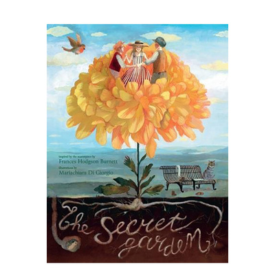【预售】秘密花园弗朗西丝霍奇森伯内特经典改编The Secret Garden 英文儿童绘本虚构类Mariachiara Di Giorgio精装White star进口