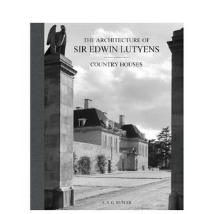 建筑The 书 Books进口原版 Lutyens英文建筑设计A.S.G. 预售 埃德温勒琴斯爵士 Butler精装 Architecture Art Sir ACC Edwin