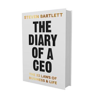 【现货】首席执行官日记The Diary of a CEO英文商业行销Steven Bartlett精装Portfolio (US)进口原版书9780593715833