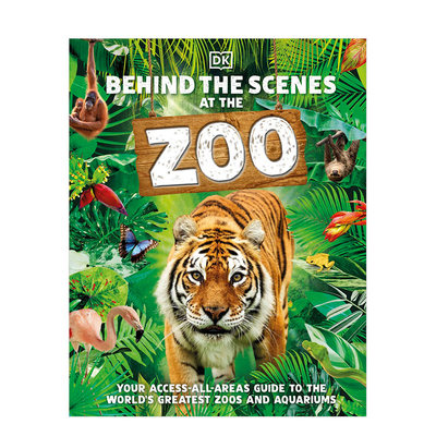 【现货】动物园背后的奥秘Behind the Scenes at the Zoo 6岁以上少儿职业启蒙动物自然知识科普百科图集 英文原版 饲养员日常工作