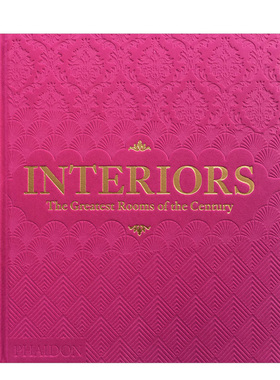 【预售】室内设计：细数本世纪的伟大房间（粉色天鹅绒封面）英文室内设计空间与装饰精装进口原版外版书籍Interiors: The Greate