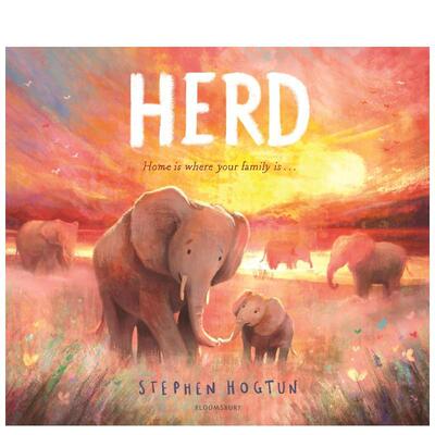 【现货】族群HERD英文儿童绘本动物生态环保Stephen Hogtun精装3-6岁Bloomsbury Children进口原版书