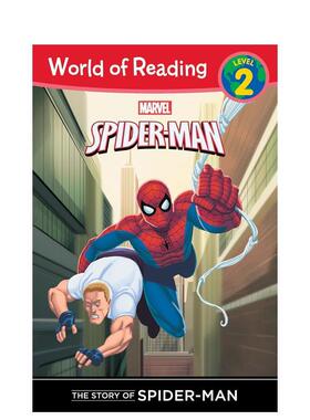【现货】蜘蛛侠的故事The Story of Spider-Man 英文儿童分阶阅读Thomas Macri平装Marvel3-6岁进口原版书9781423154099