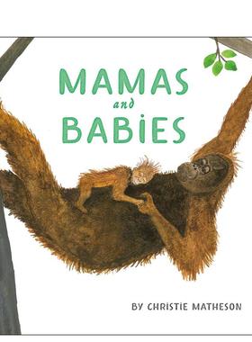 【预售】妈妈和宝宝英文儿童绘本动物生态环保进口原版书精装Mamas and Babies Christie Matheson著Penguin Workshop出版