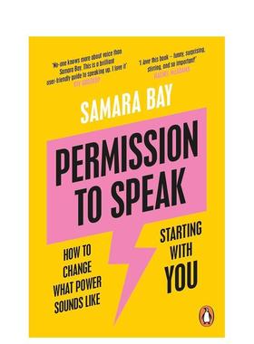 【预售】发言许可Permission to Speak英文心灵励志Samara Bay平装进口原版书Puffin Books 978024148 05