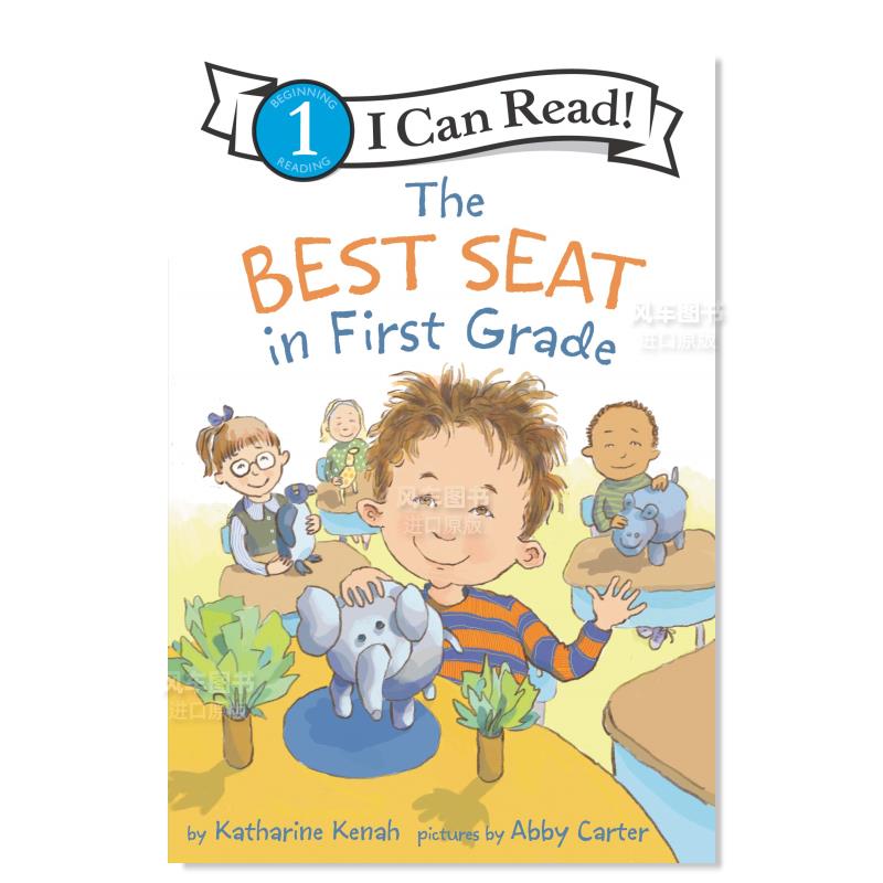 【现货】一年级*好的座位英文儿童分阶阅读进口原版书Best Seat in First Grade, The Kenah著Harpercollins出版