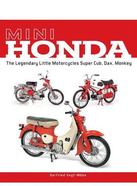 【预售】本田迷你机车Mini Honda英文工业产品设计Gerfried Vogt-Mobs精装Schiffer97807 365829