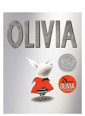 【预售】【凯迪克奖】小猪奥莉维亚 25周年纪念版Olivia 25th Anniversary Edition英文儿童绘本虚构类IAN FALCONER精装Atheneum