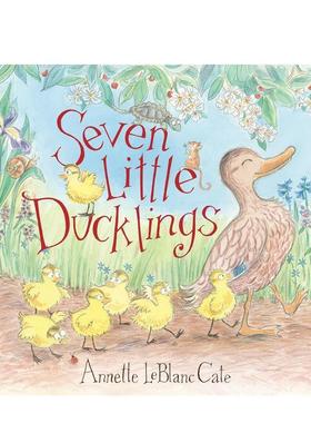 【预售】七只小鸭子英文儿童绘本人际关系进口原版图书精装Seven Little Ducklings6岁-9岁Annette LeBlanc CateCandlewick Press