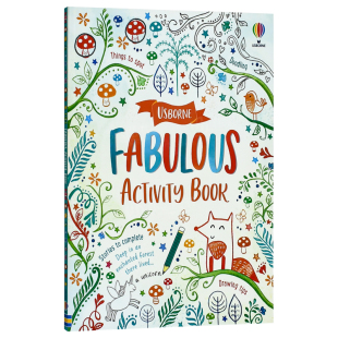 【预售】精彩的活动书英文儿童艺术启蒙进口原版书平装Fabulous Activity Book Various著Usborne children’s books出版