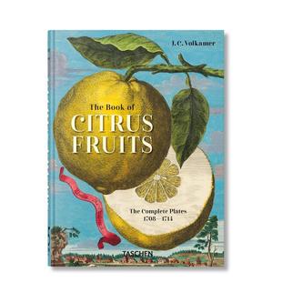 45th 预售 约翰乔治沃尔卡默柑橘画册 Fruits英文博物 Book Anniversary TASCHEN Volkamer. Edition Citrus The