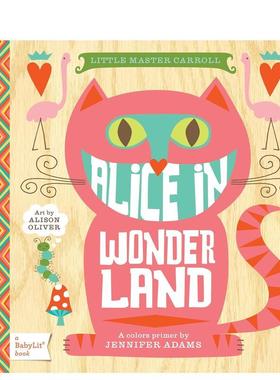 【现货】玩乐套装爱丽丝仙境【BabyLit Playset】Alice in Wonderland 英文儿童趣味Alison Oliver精装Gibbs Smith6-9岁进口原版书