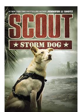 【现货】童子军 风暴的狗Scout英文儿童分阶阅读ShotzHarpercollins3-6岁进口原版书9780062802637