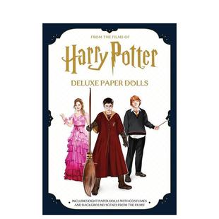 Dolls英文影视Insight 书9798 哈利波特角色纸偶互动书Harry Editions进口原版 Insight Editions平装 Paper Deluxe Potter 预售