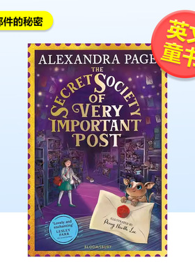 【预售】重要邮件的秘密社会英文青少年读物进口原版外版书平装9岁-12岁The Secret Society for Very Important PostAlexBlooms
