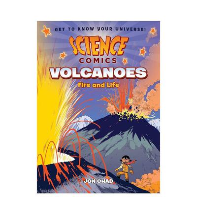 【预售】火山火与生命【Science Comics】Volcanoes英文儿童漫画Jon Chad平装first second3-6岁进口原版书9781626723603