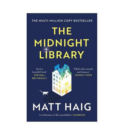 【现货】深夜图书馆The Midnight Library英文文学小说Matt Haig精装Canongate进口原版书9781786892706