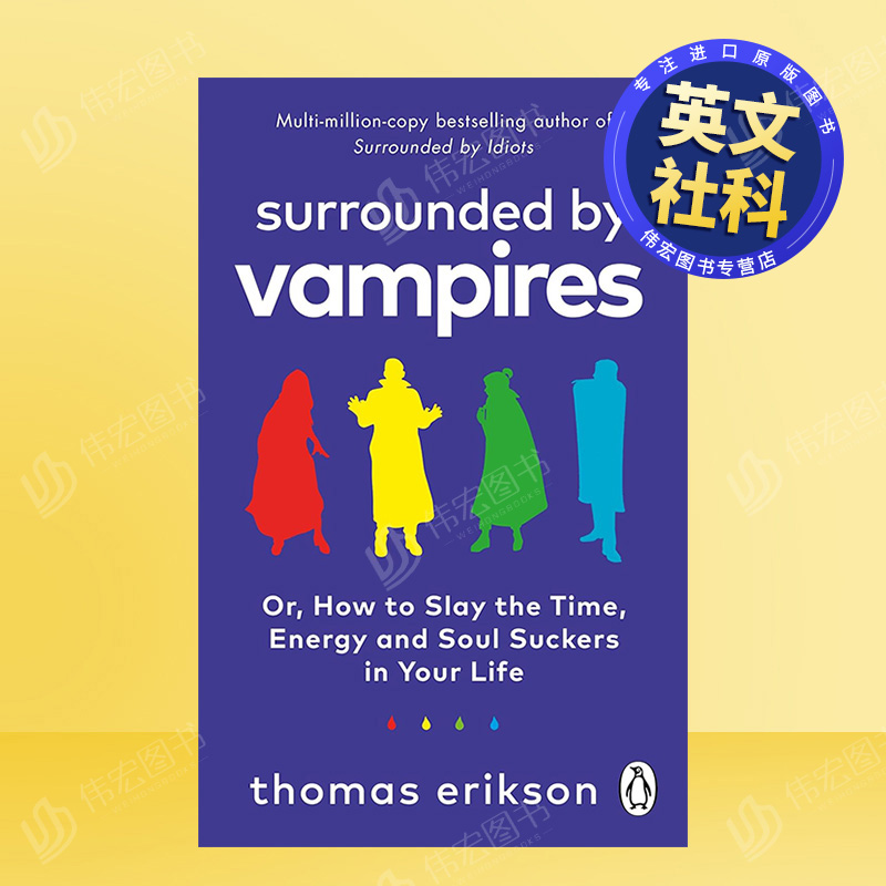 【现货】被吸血鬼包围英文社会科学进口原版外版书平装14岁以上Surrounded by Vampires Thomas EriksonVermilion