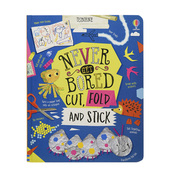 Fold Never 不会感到无聊 Bored 剪拼贴英文儿童趣味进口原版 Get 现货 and 书精装 children’s 外版 StickVariousUsborne Cut