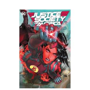 美国正义协会卷2正义协会永存英文漫画进口原版 预售 Comics Live JSA Long 书Justice vol. America Society The
