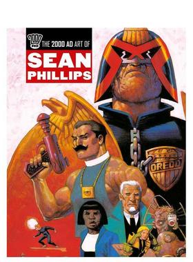 【预售】【2000 AD】肖恩菲利普斯艺术集2000AD传奇2000 AD Art Of Sean Phillips英文漫画图书JOHN SMITH平装2000 AD进口原版书9