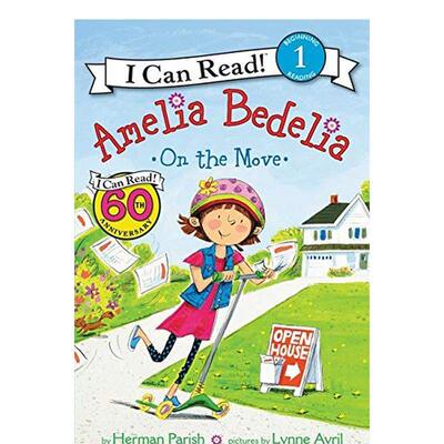 【现货】【阿米莉亚贝德莉亚】开始行动了Amelia Bedelia on the Move英文儿童分阶阅读3-6岁Parish  Herman进口原版书Greenwillo