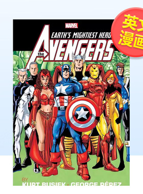 【预售】【Marvel】复仇者新印刷卷2英文漫画精装进口原版书AVENGERS BY BUSIEK & PEREZ OMNIBUS VOL. 2 [NEW PRINTING] BUSIEK
