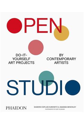 【现货】开放工作室 自作艺术项目Open Studio英文艺术家艺术工作室Sharon Coplan Hurowitz精装Phaidon Press进口原版书97818386