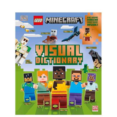 【预售】乐高我的世界视觉图鉴LEGO® Minecraft® Visual Dictionary英文儿童绘本IP系列Elizabeth Dowsett 精装6-9岁DK Childre