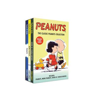 经典 Schulz进口 The 预售 花生漫画套装 Classic Peanuts 漫画收藏 Charles Boxed Collection英文漫画平装 Set