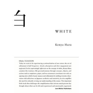 Hara精装 白White英文综合设计Kenya Lars Muller 书9783037781838 Publisher进口原版 预售