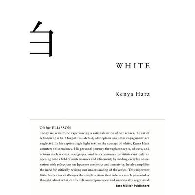 【预售】白White英文综合设计Kenya Hara精装Lars Muller Publisher进口原版书9783037781838