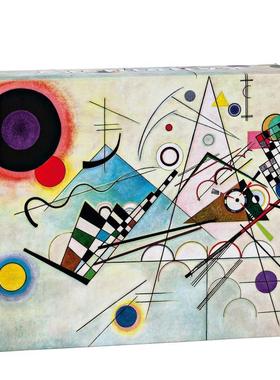 【预售】康定斯基问候卡Kandinsky QuickNotes Notecards英文文创卡牌teNeues盒装teNeues进口原版书9781623258429