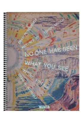 【预售】无人见过你所见 与蒙克一起绘画No One Has Seen What You See英文儿童故事Lene Ask精装9岁-12岁The Munch Museum进口原