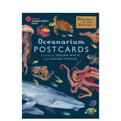 【预售】【欢迎来到博物馆】海洋馆明信片Oceanarium Postcards 英文文创明信片Loveday TrinickBonnier Books进口原版书97818007
