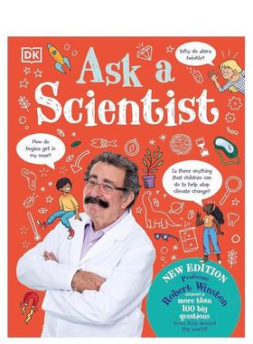 【现货】问科学家新版Ask A Scientist 英文儿童绘本知识百科9-12岁精装进口原版书Robert Winston DK Children