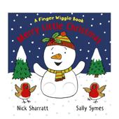 Merry Books Finger 6岁纸板书Sally Symes Little Christmas英文儿童趣味3 Wiggle 现货 快乐小圣诞 and Nick 洞洞书